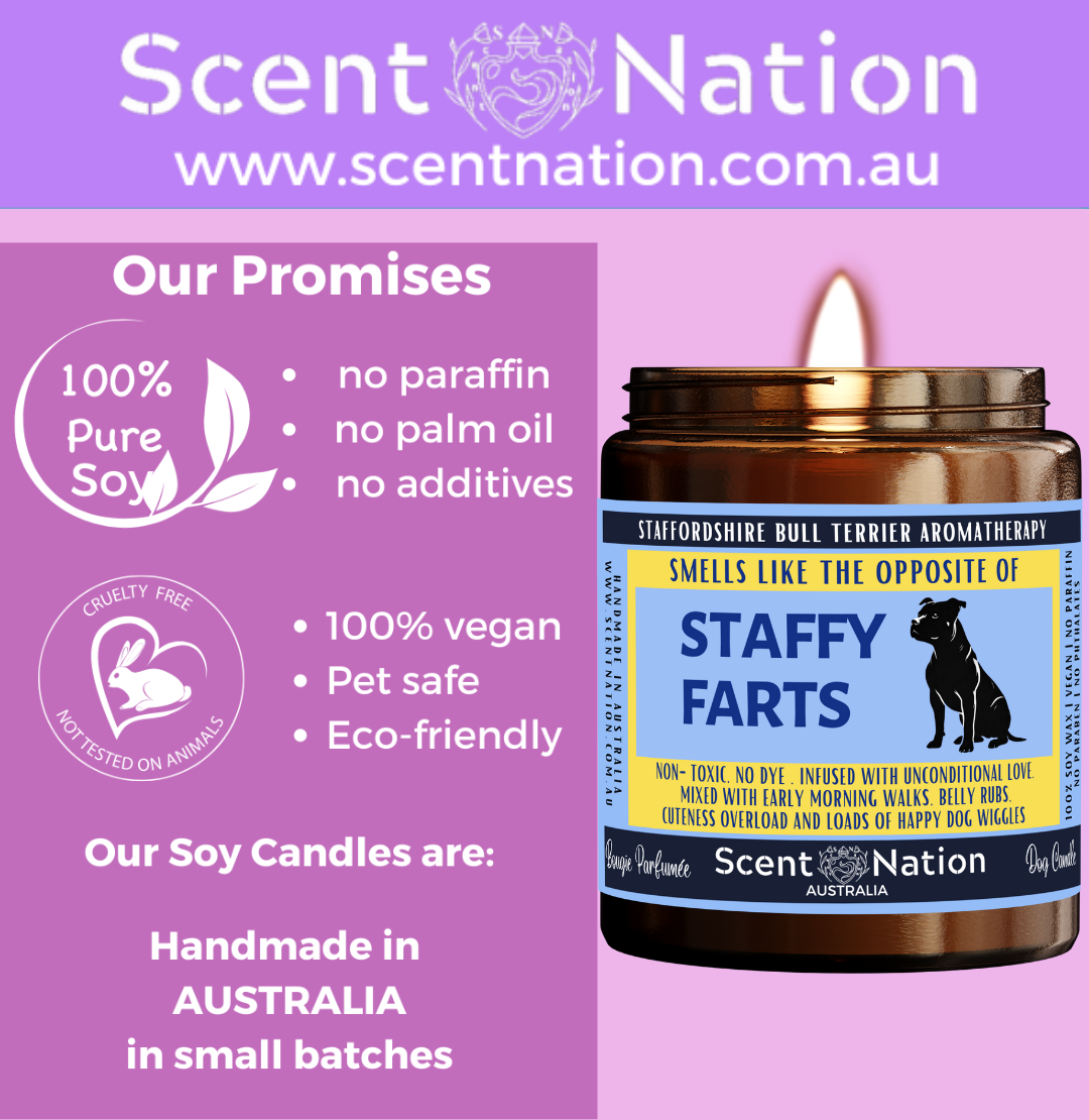 Australian Soy Candles, Soy Candles for Dog Lovers, Pet-Safe & Eco-Friendly Candles