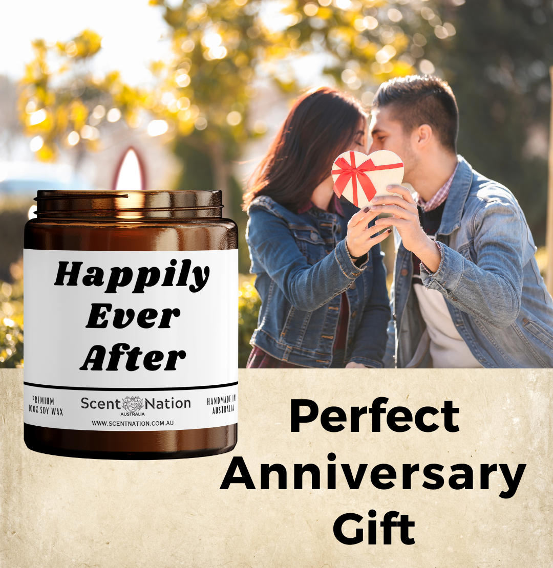 Happily Ever After Candle - Couples gift Beautifully crafted Happily Ever After Candle, perfect for couples' anniversaries or weddings