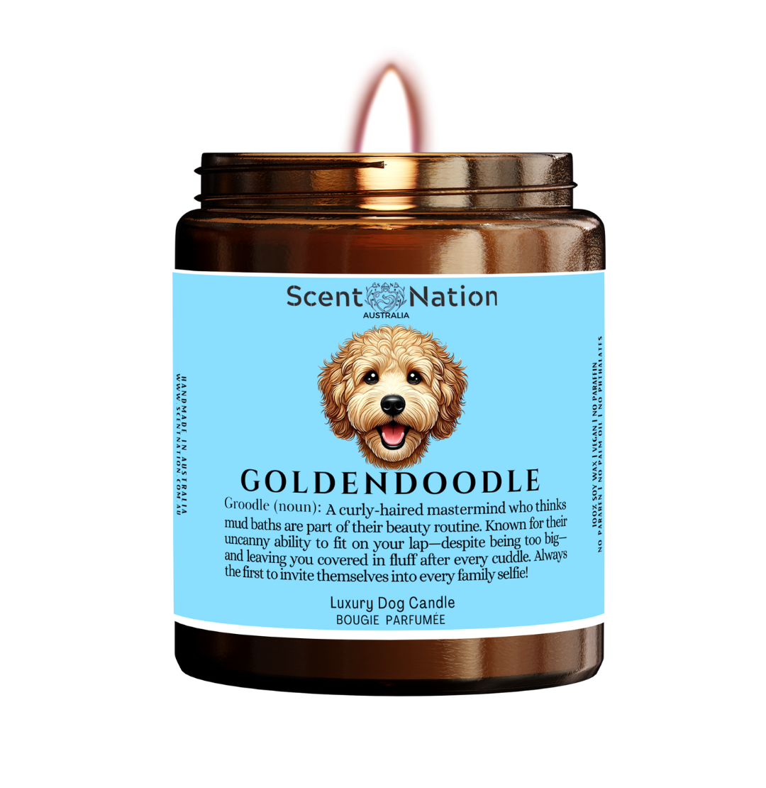 great CHRISTMAS gift for fur parents, GOLDEN DOODLE owner friends, GOLDEN DOODLE dog trainers, dog groomers