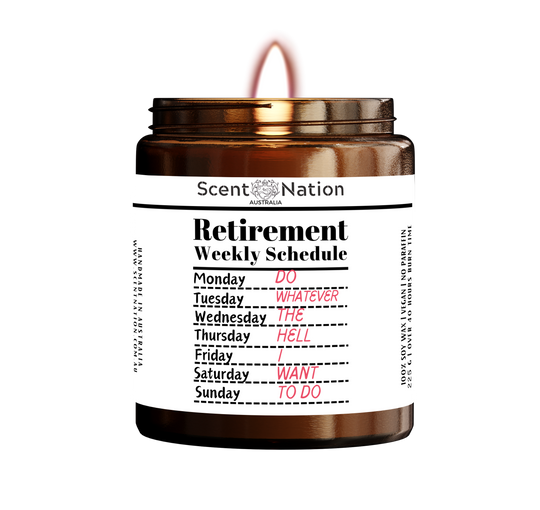 Funny Retirement Candle