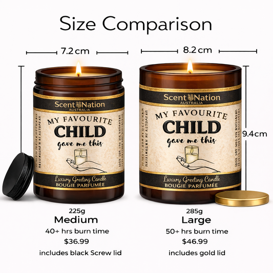 Soy candle australia fast shipping non toxic soot free by Scent Nation