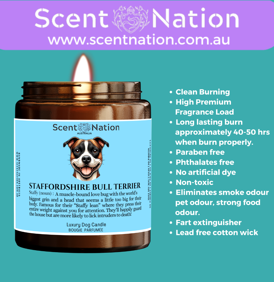 Non-Toxic Candles for Dog Owners, Sustainable Soy Candles for Pet Lovers, Calming Soy Candles for Dog Owners