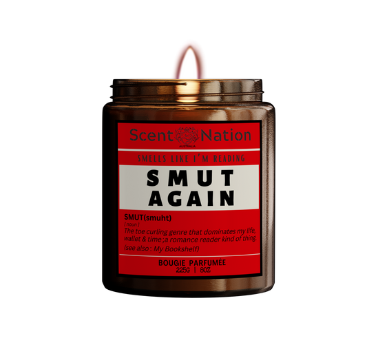 Book Loverfs Gift SMUT Candle Handmade in Australia