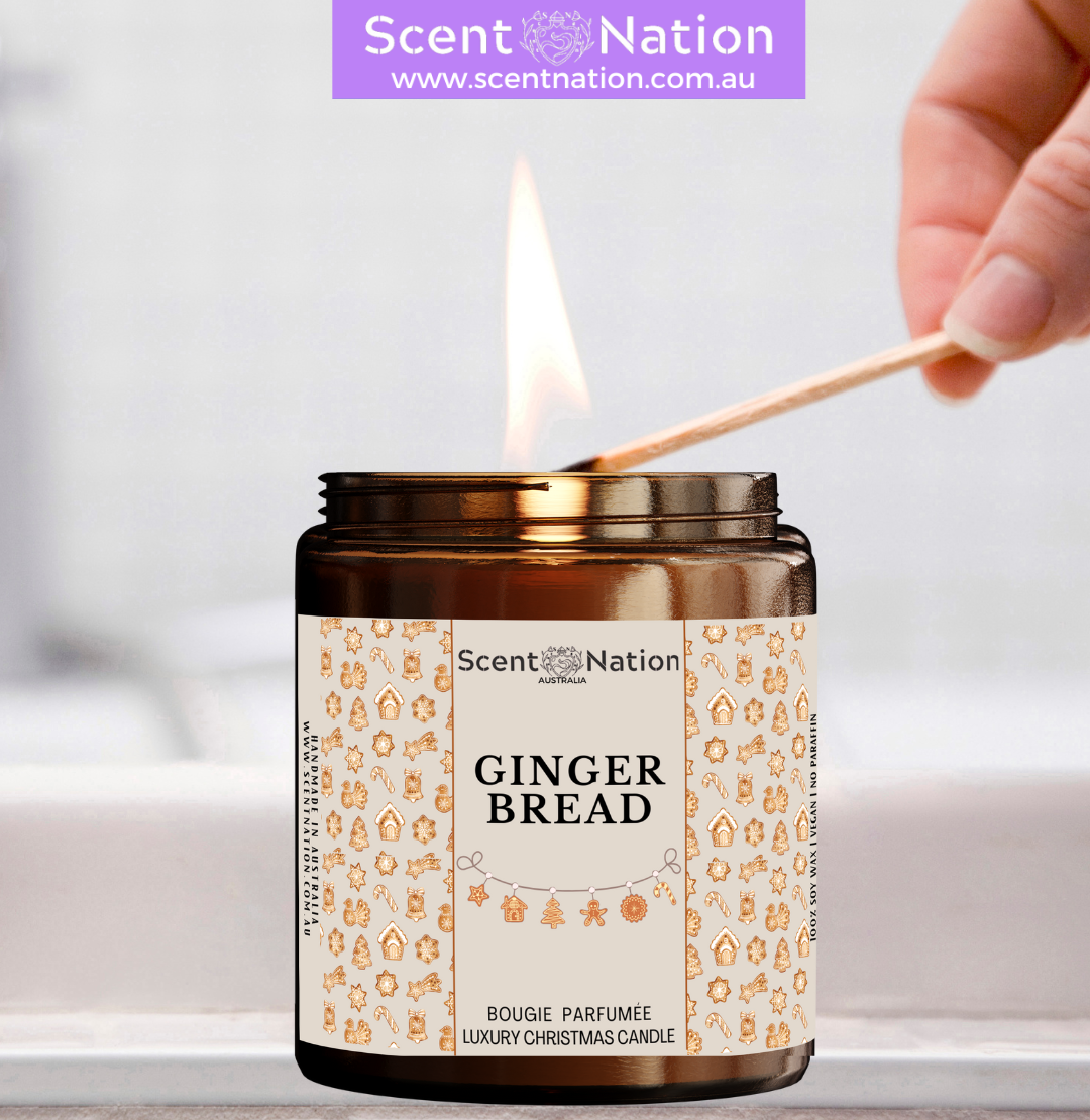 Christmas Candle - Gingerbread Scented Candle