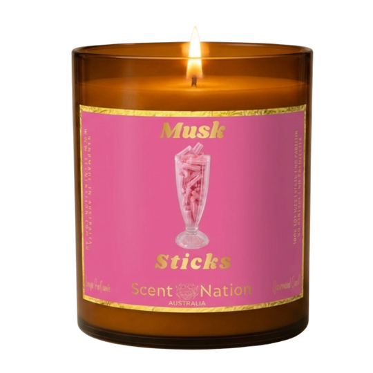 Musk Sticks Scented Soy Candle Pet Safe Fast Shipping Australia wide