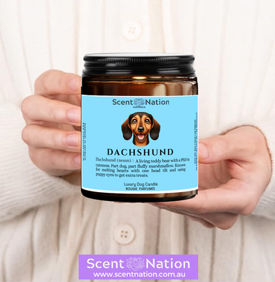 Dog Breed Candles – shop the Scent Nation collection of hand-poured soy candle gifts, Australia
