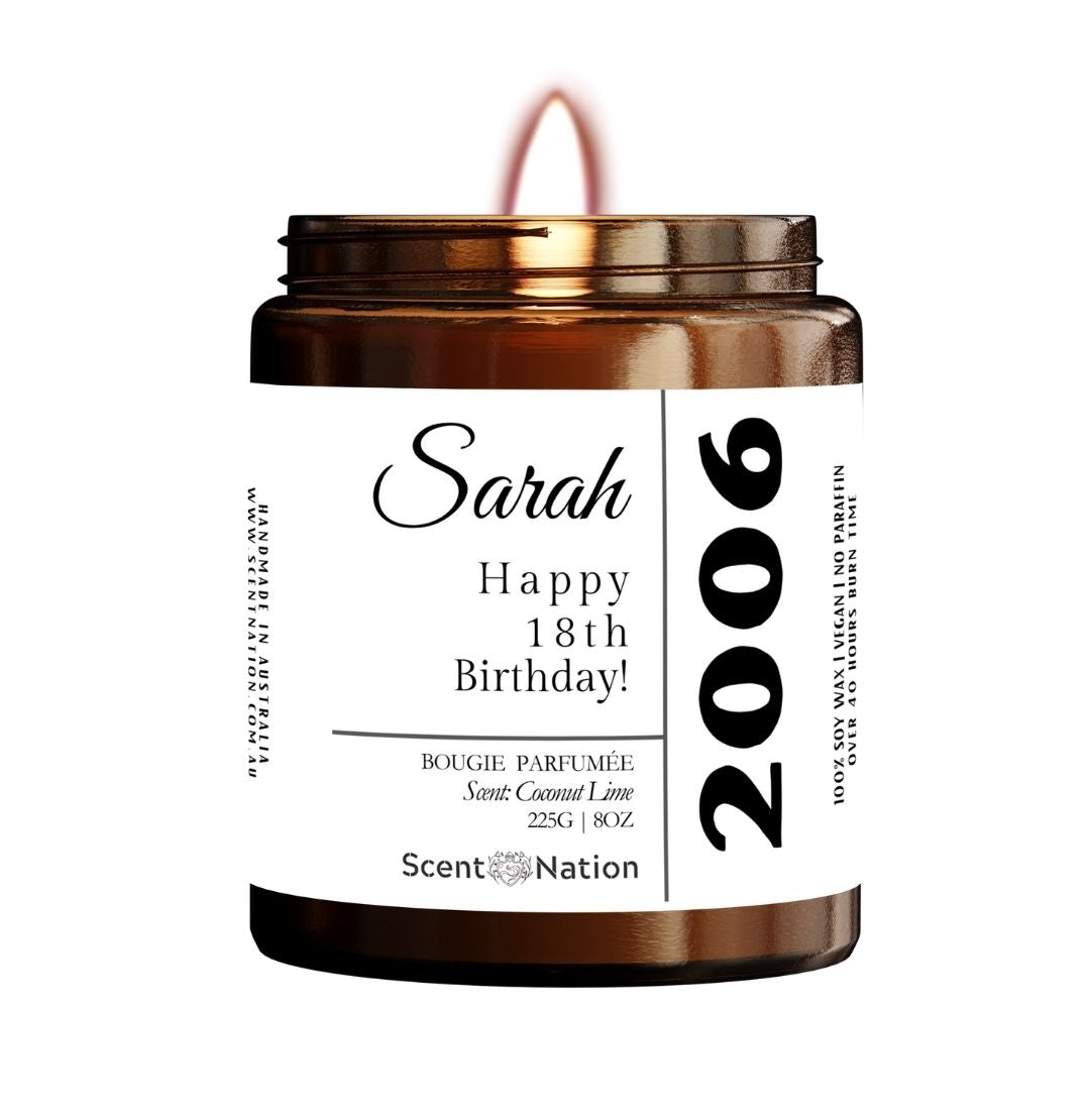 18th Birthday Gifts Idea - Personalised 18th Birthday Present