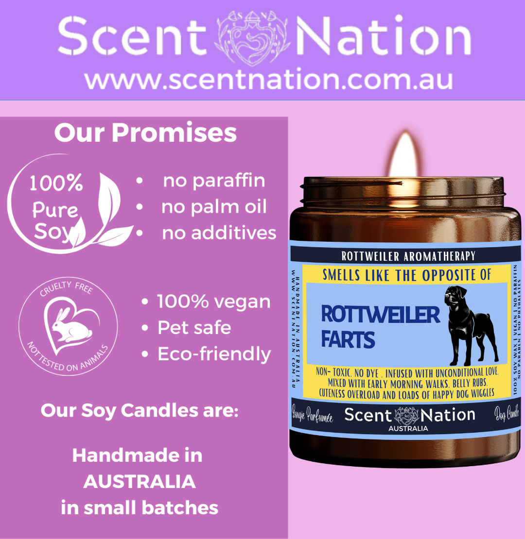Australian Soy Candles, Soy Candles for Dog Lovers, Pet-Safe & Eco-Friendly Candles