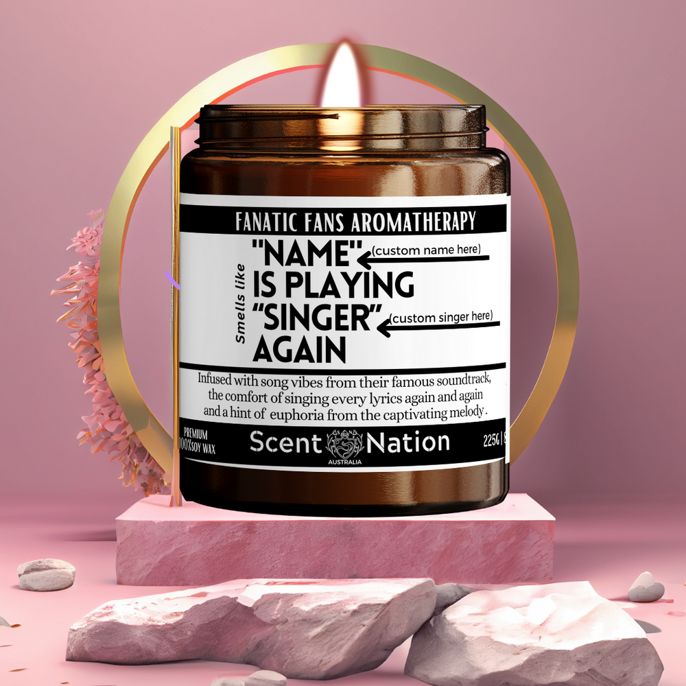 Custom Candle "Smells like (Cu Gift - Scented Soy Candle Australia