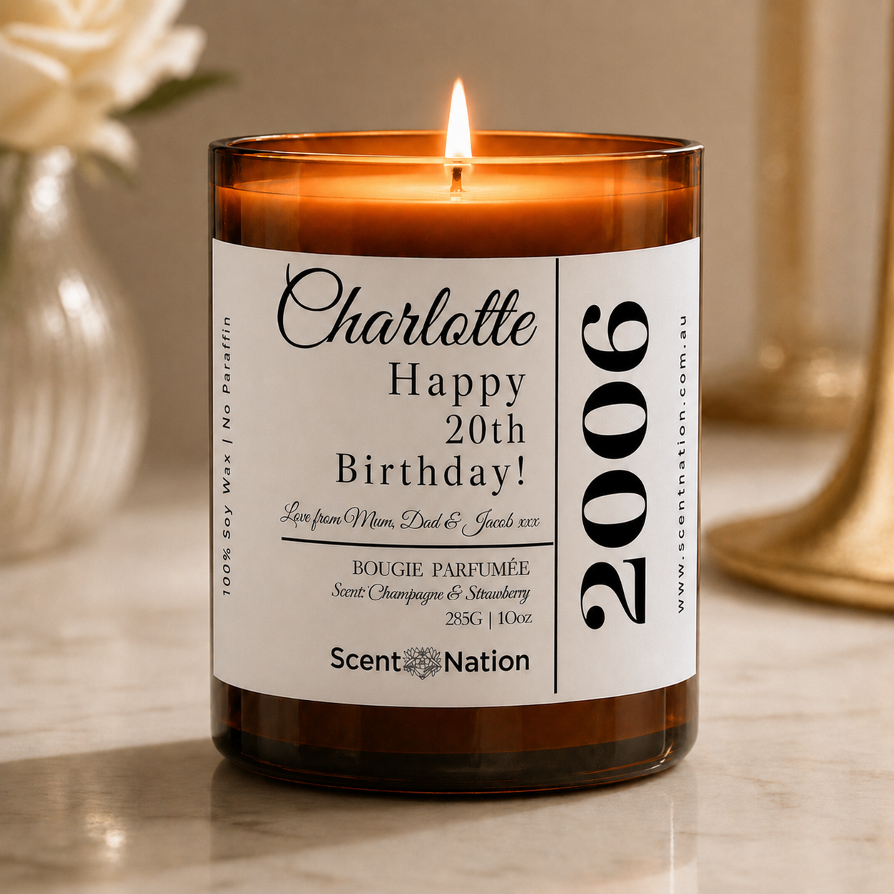 18th Birthday Gift Ideas - Per Gift - Scented Soy Candle Australia