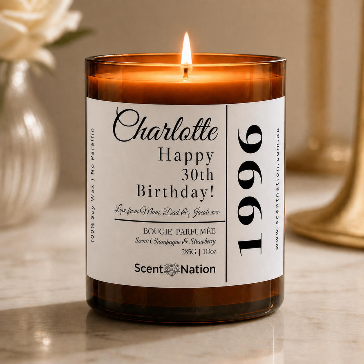 18th Birthday Gift Ideas - Per Gift - Scented Soy Candle Australia