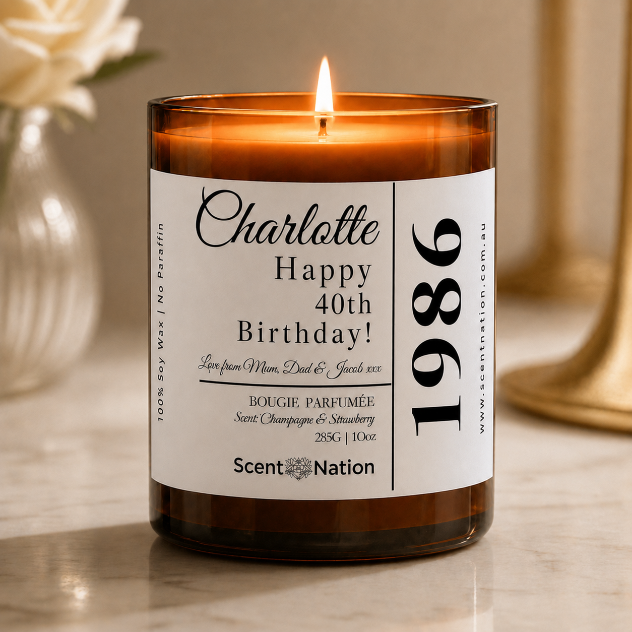 18th Birthday Gift Ideas - Per Gift - Scented Soy Candle Australia