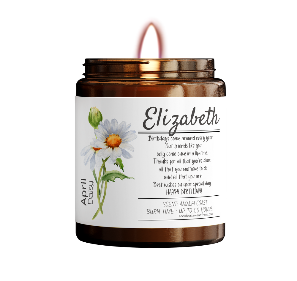 April Flower birth month - Daisy
Artisan soy candle for each birth month, crafted to celebrate unique personalities.