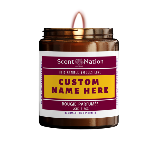 Custom Candle- use this for yo Gift - Scented Soy Candle Australia