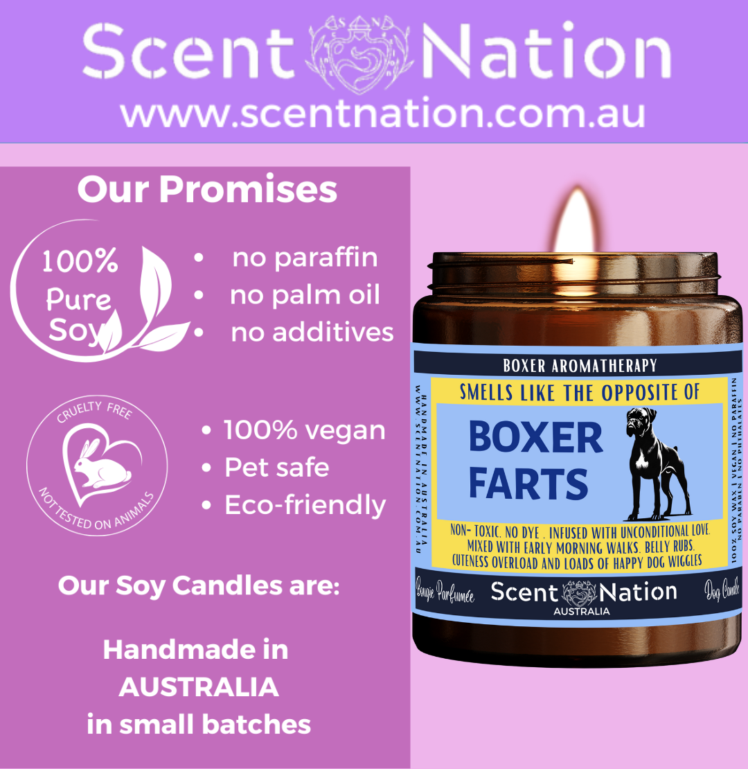 Australian Soy Candles, Soy Candles for Dog Lovers, Pet-Safe & Eco-Friendly Candles