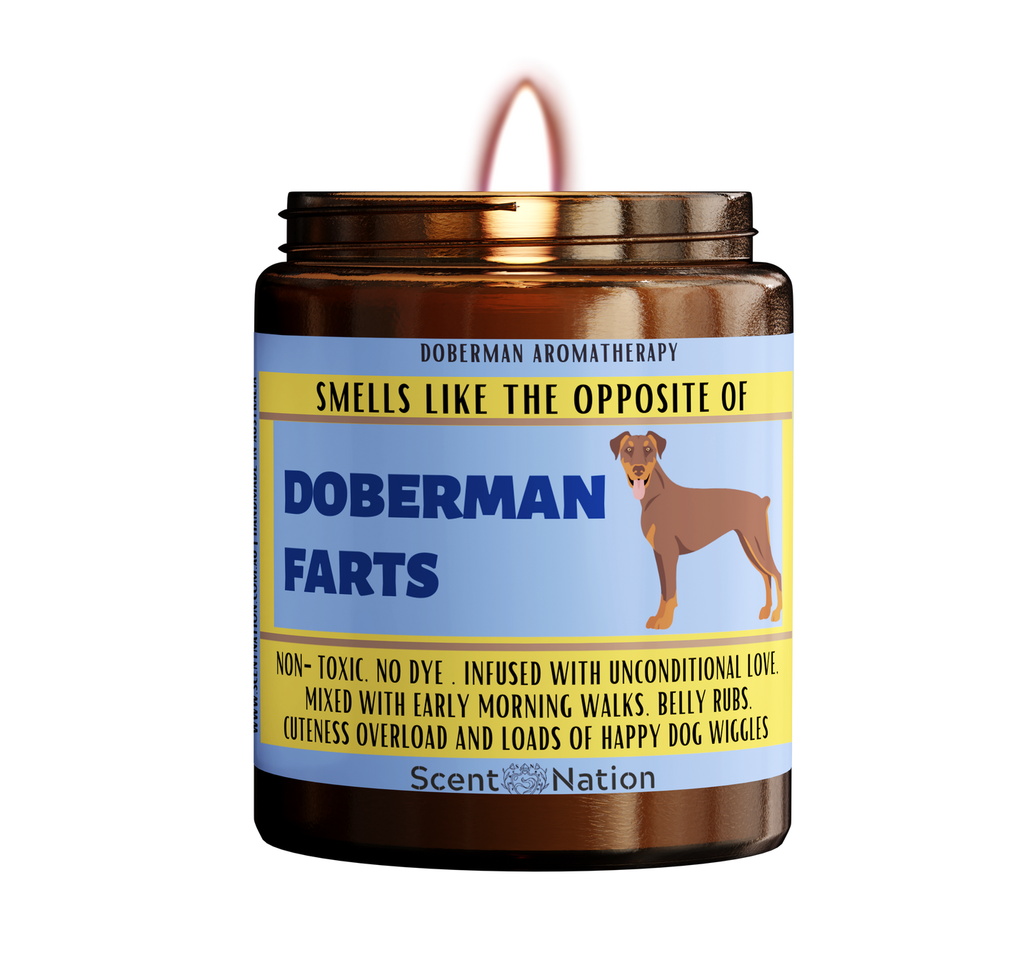 Dog Gifts for Dog Lovers Australia  | Personalised Dog Candle Gifts - Smells like the opposite of a Dog Fart Candle