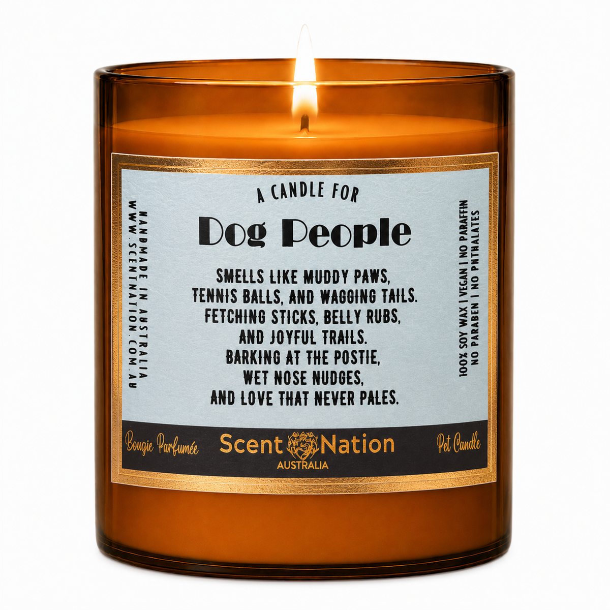 50th Birthday Gift for Dog Lovers | Soy Candle