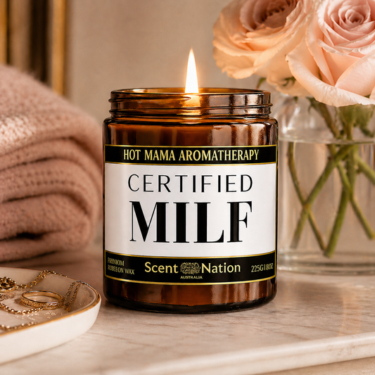 MILF candle for New mum best baby shower gift in Australia