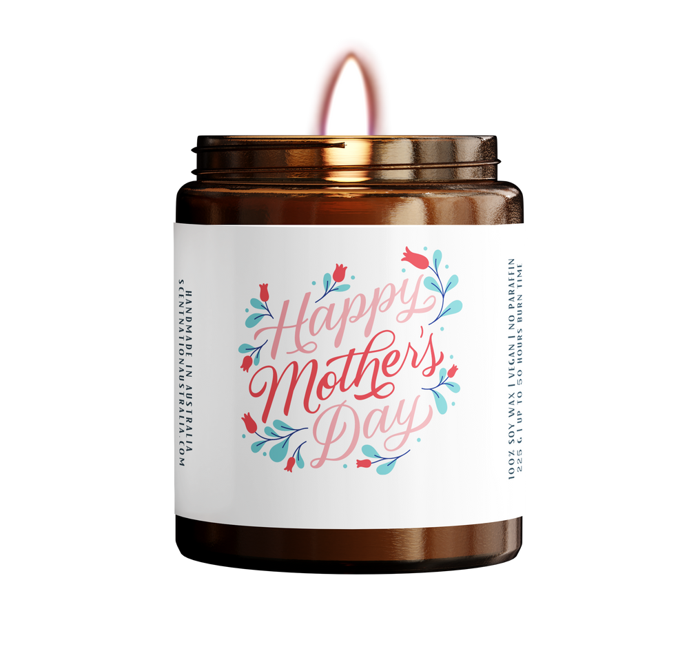 Personalised Mother's Day Scen Gift - Scented Soy Candle Australia