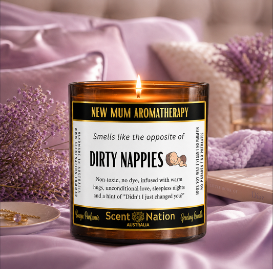 New Mum Gift Australia – Personalised Candle for First Time Mum | Scent Nation Won Best Personalised candle in Australia