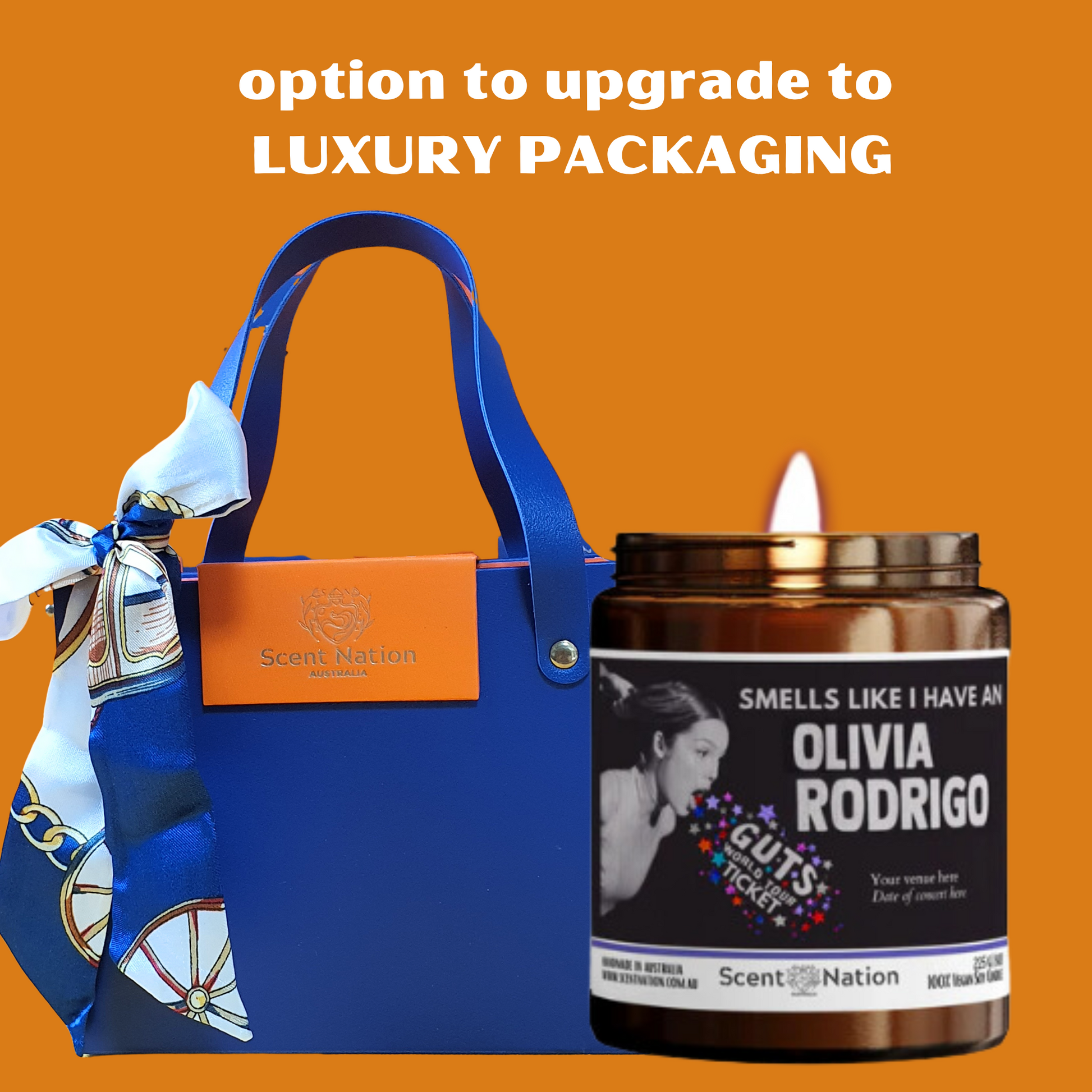 Premium packaging featuring a sleek design, ideal for luxury candles and fragrances