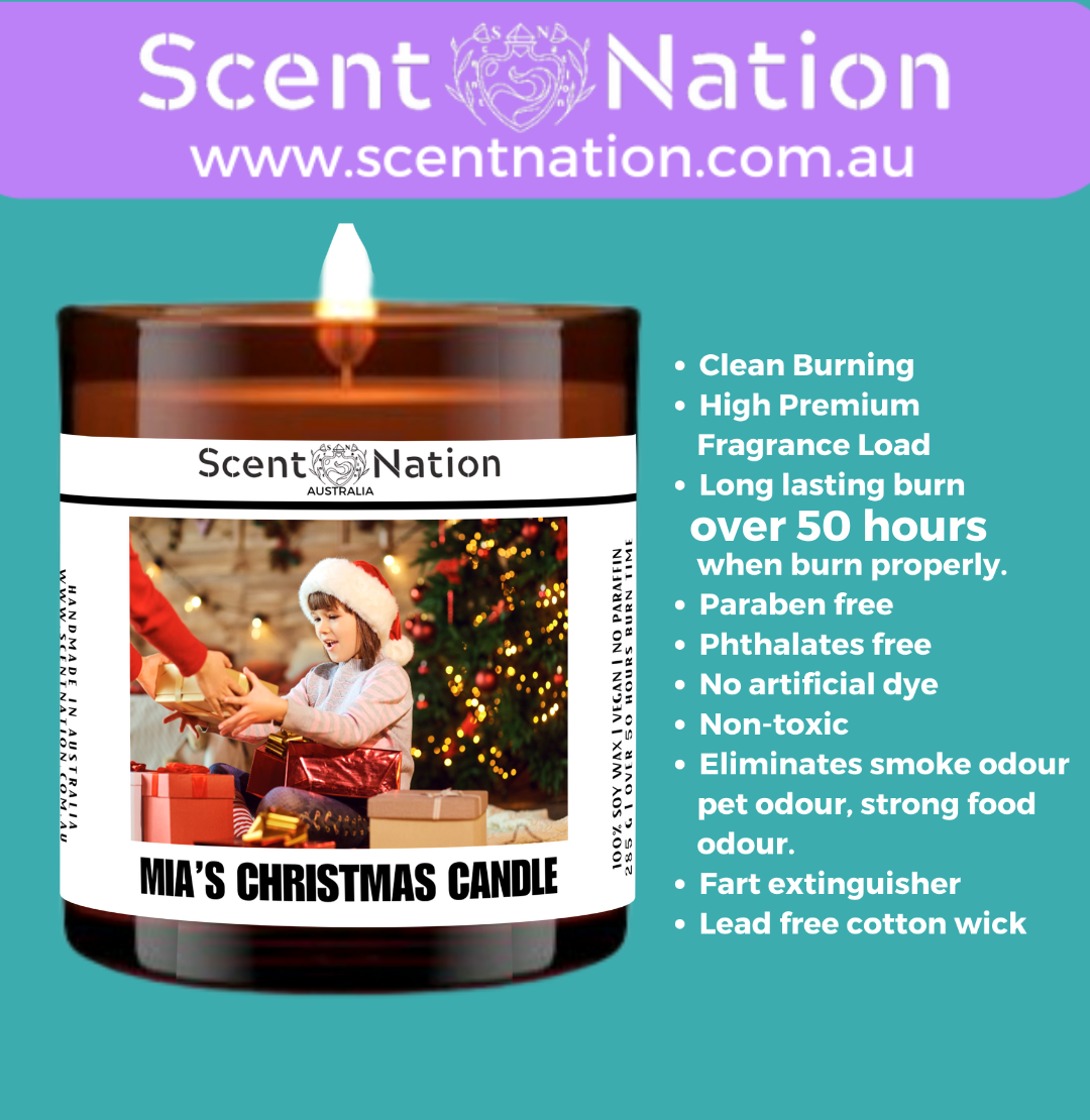 Custom Photo Candle - Handmade in Australia