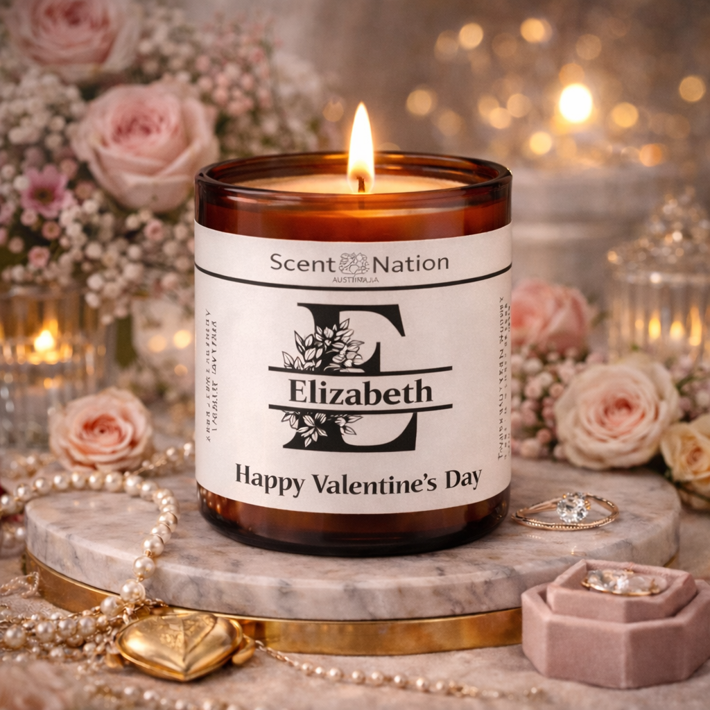 Personalised_monogram_Valentine_s_Day_candle_with_custom_name_and_message_in_amber_jar_Scent_Nation_Australia