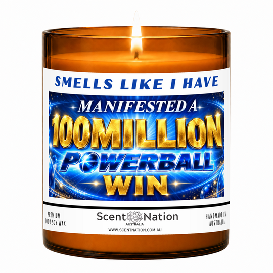 Manifested a $100 Million Powerball Win Candle
