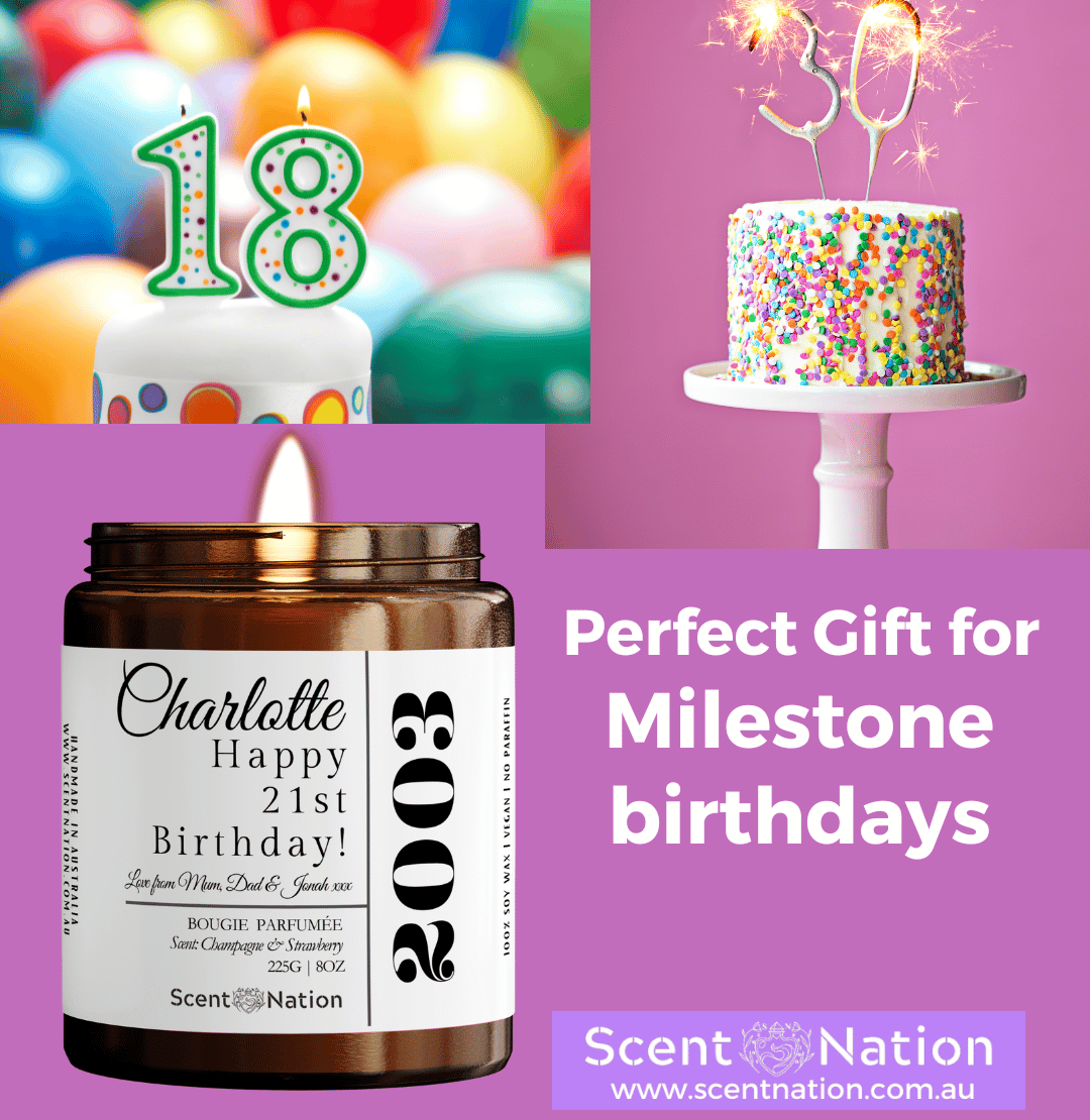 Personalized candle gift for best friend