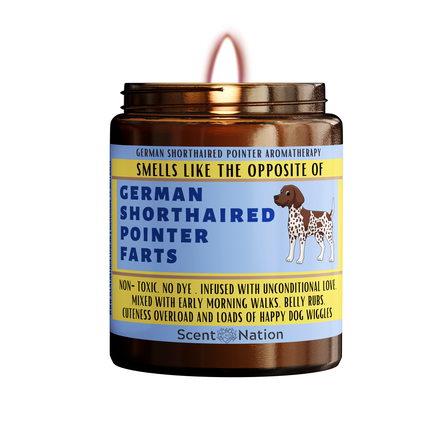 Dog Gifts for Dog Lovers Australia  | Personalised Dog Candle Gifts - Smells like the opposite of a Dog Fart Candle