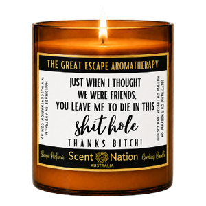 Funny Footy Candle | Football Fan Gift for Him – Smells Like Shouting at the TV