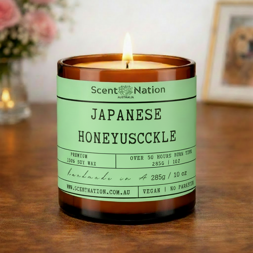 Japanese Honeysuckle in Large Amber Jar Voted Best in Australia
