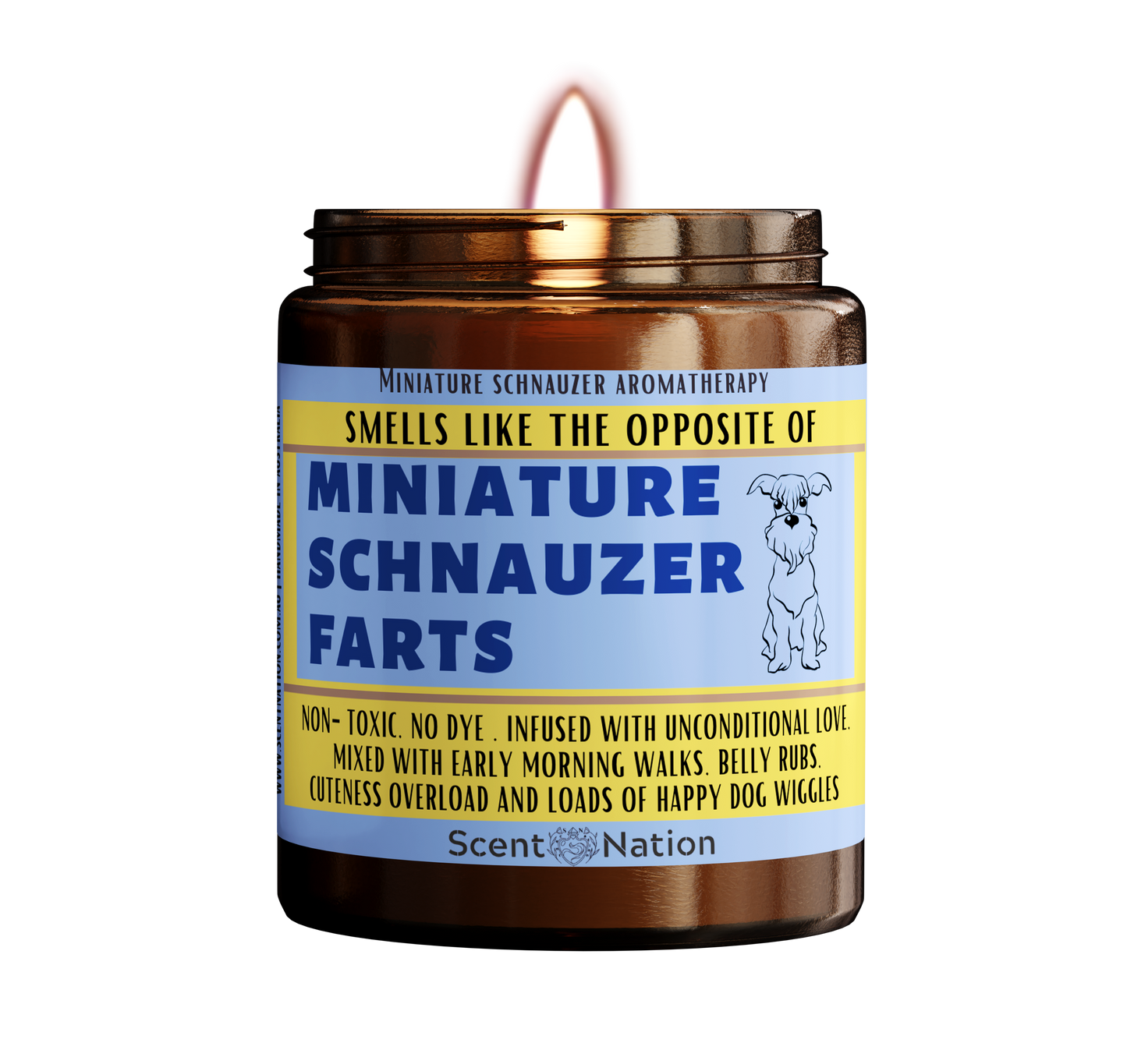 Dog Gifts for Dog Lovers Australia  | Personalised Dog Candle Gifts - Smells like the opposite of a Dog Fart Candle