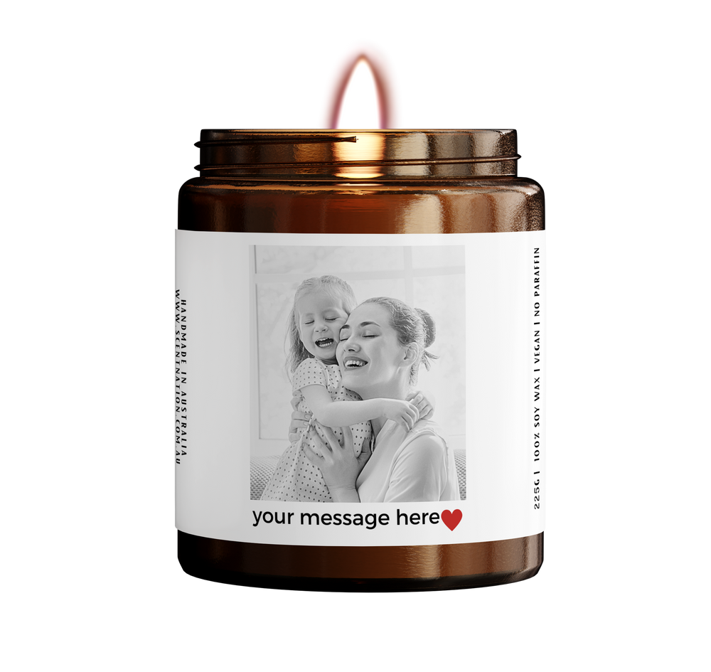 Custom Photo candles Australia