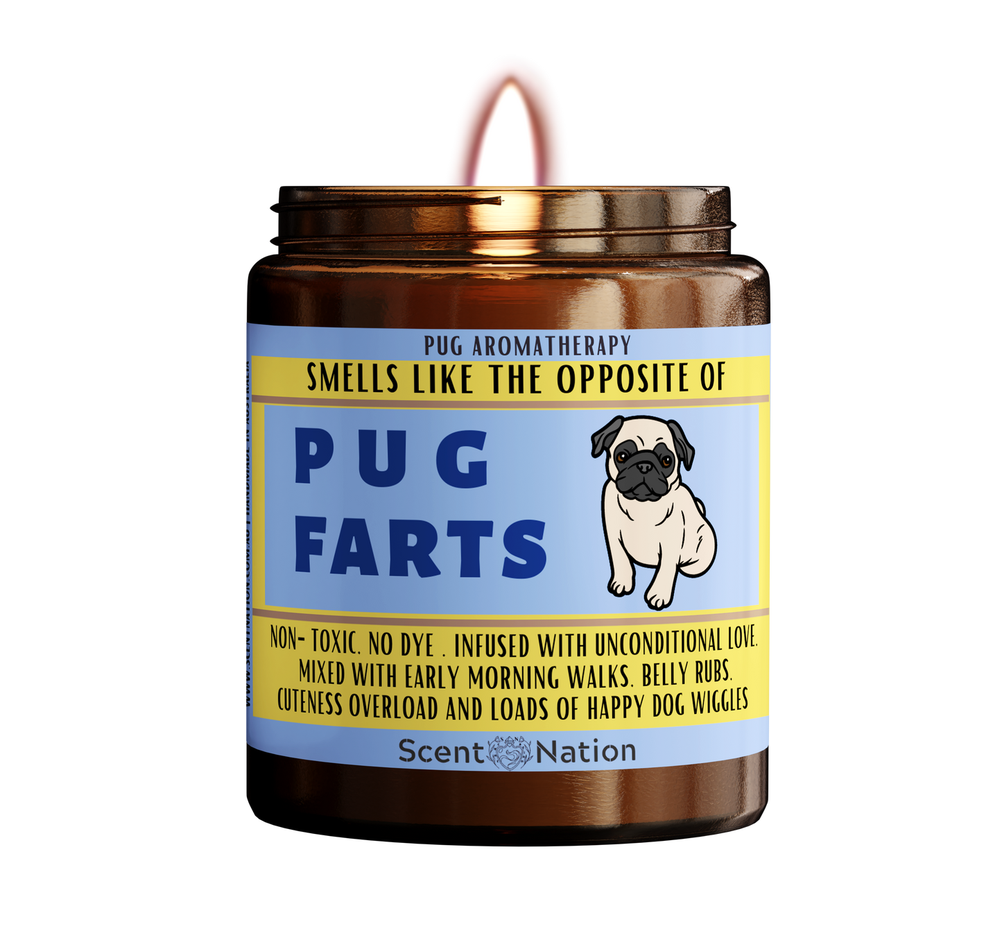 Dog Gifts for Dog Lovers Australia  | Personalised Dog Candle Gifts - Smells like the opposite of a Dog Fart Candle