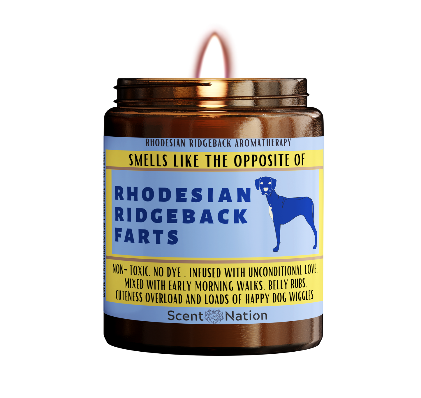 Dog Gifts for Dog Lovers Australia  | Personalised Dog Candle Gifts - Smells like the opposite of a Dog Fart Candle