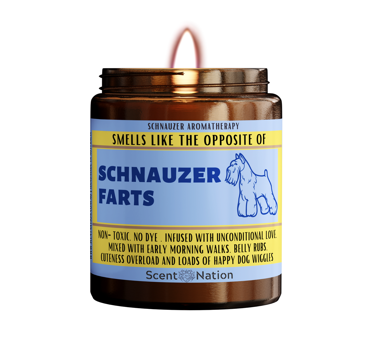 Dog Gifts for Dog Lovers Australia  | Personalised Dog Candle Gifts - Smells like the opposite of a Dog Fart Candle