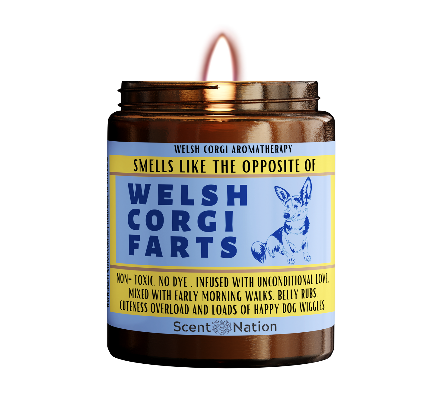 Dog Gifts for Dog Lovers Australia  | Personalised Dog Candle Gifts - Smells like the opposite of a Dog Fart Candle