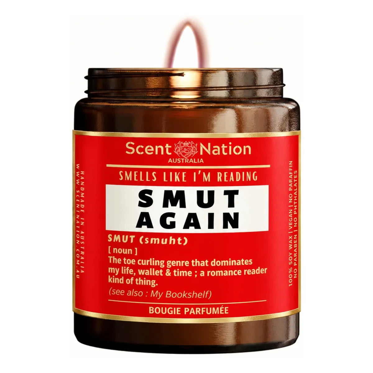 SMUT Reader Candle – Perfect Fantasy Gift - Scented Soy Candle Australia